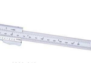 INSIZE Series 1223 Vernier Caliper with thumb clamp for precise measurements.