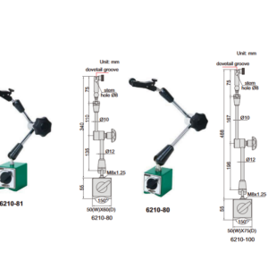 INSIZE Universal Magnetic Stand for electronic and dial indicators – Series 6210