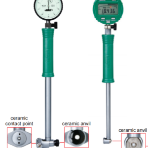 INSIZE Bore Gauge Series 2322 & 2122 with dial and digital indicator for precise bore measurements.